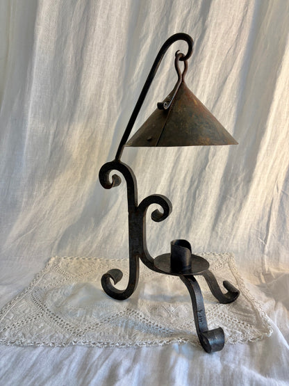 Mid 20th C Candle Holder With Snuffer