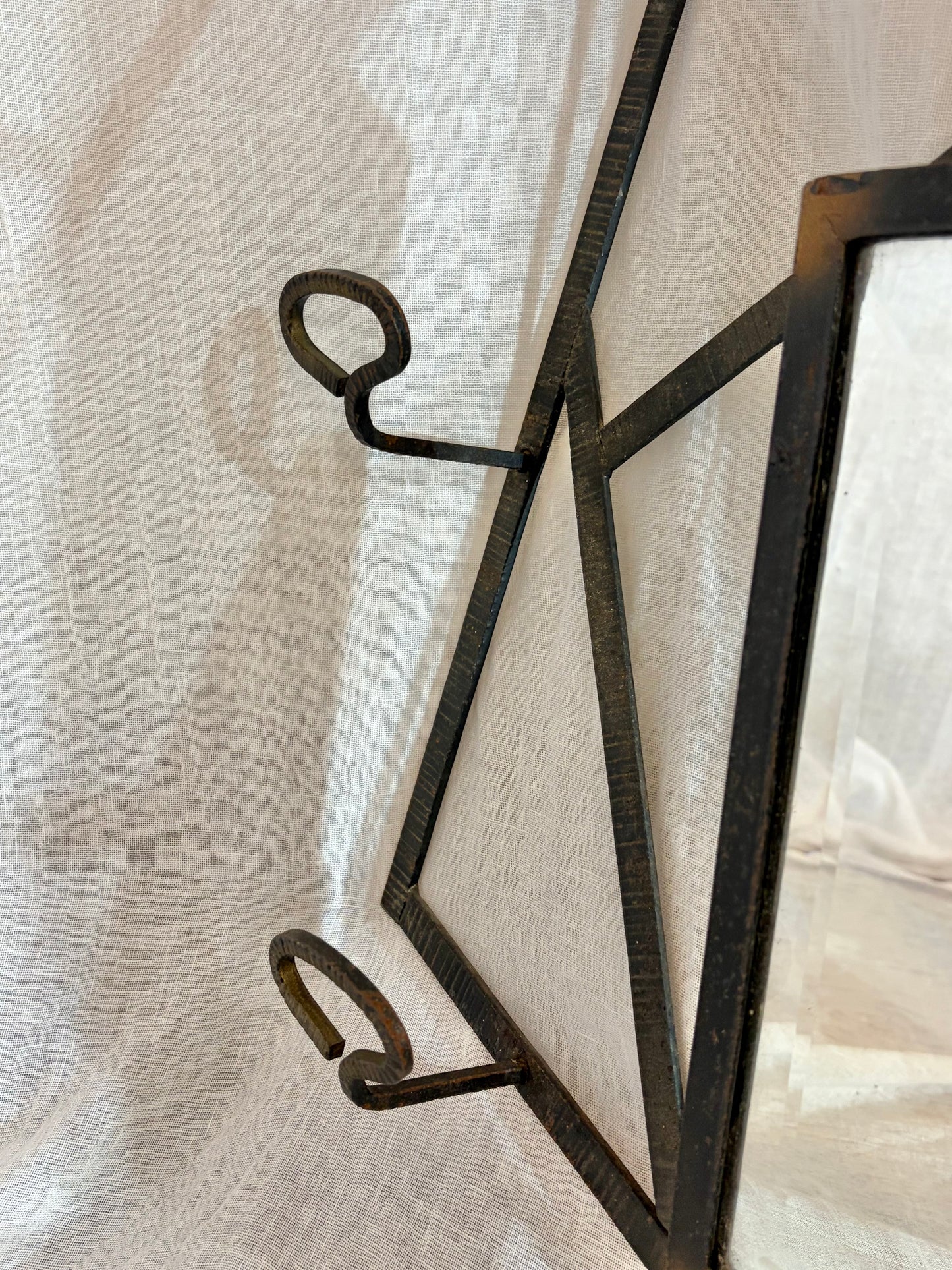 French Art Deco Iron Coat Rack