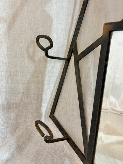 French Art Deco Iron Coat Rack