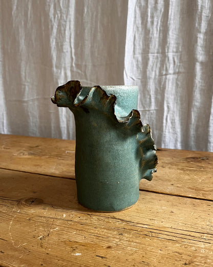 Vintage Frilly Vase