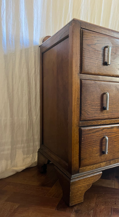 Art Deco Oak Chest Of Drawers