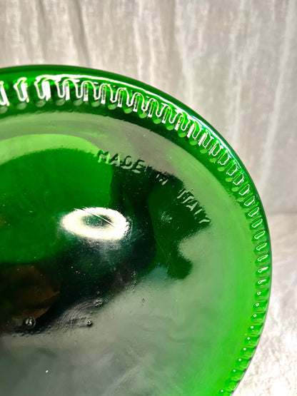 Italian Pressed Glass Cork Shaped Champagne Ice Bucket