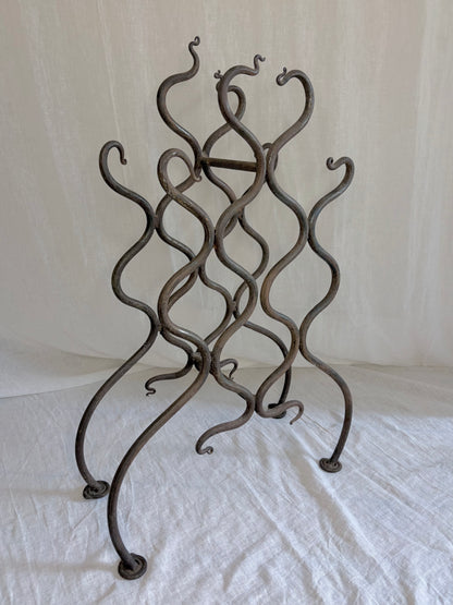 Small Forged Wine Rack