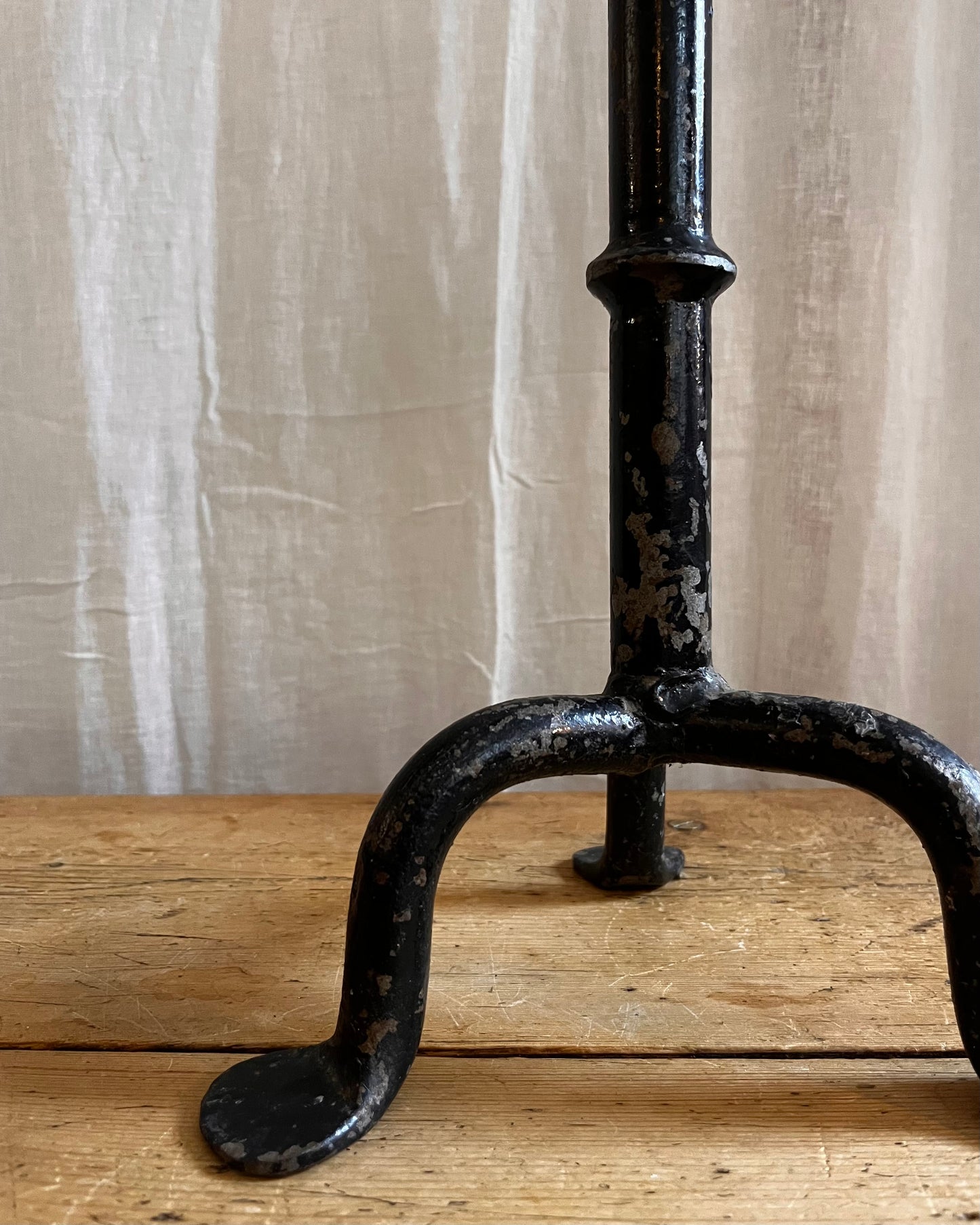 A Pair of Brutalist Candle Holders