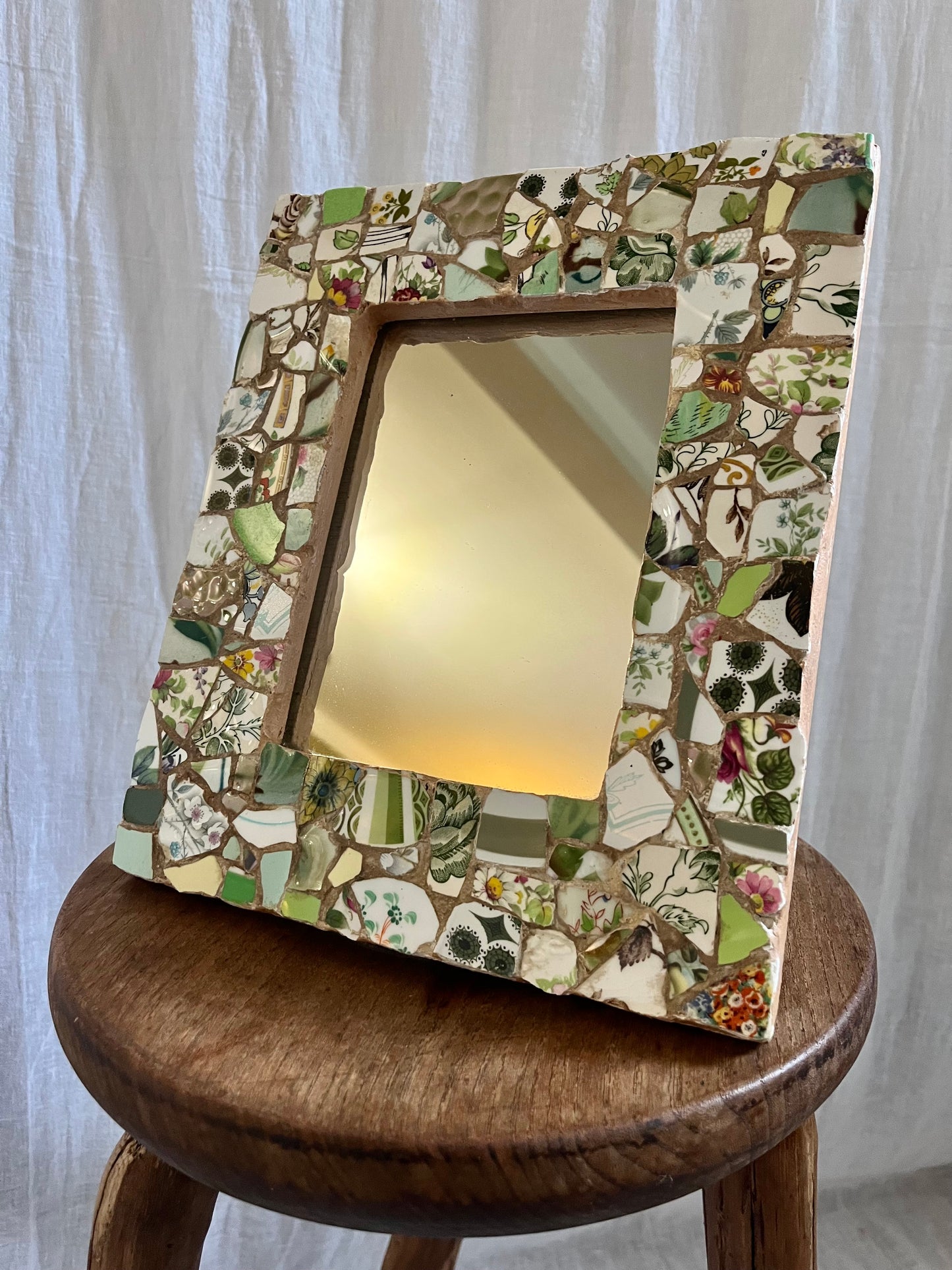 Small ‘Pique Assiette’ Table Mirror