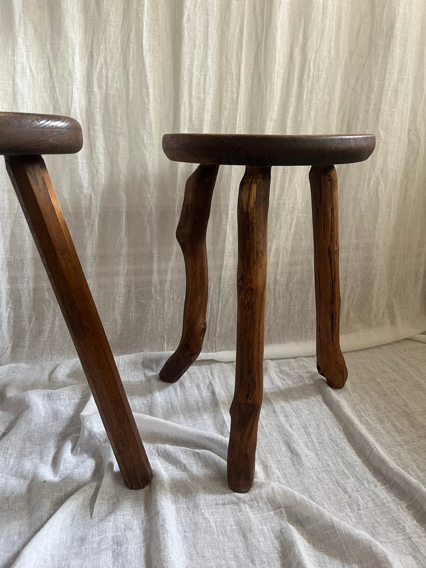 Rustic Tripod Stool
