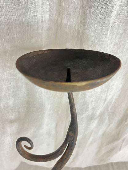 Curly Iron Candle Holders