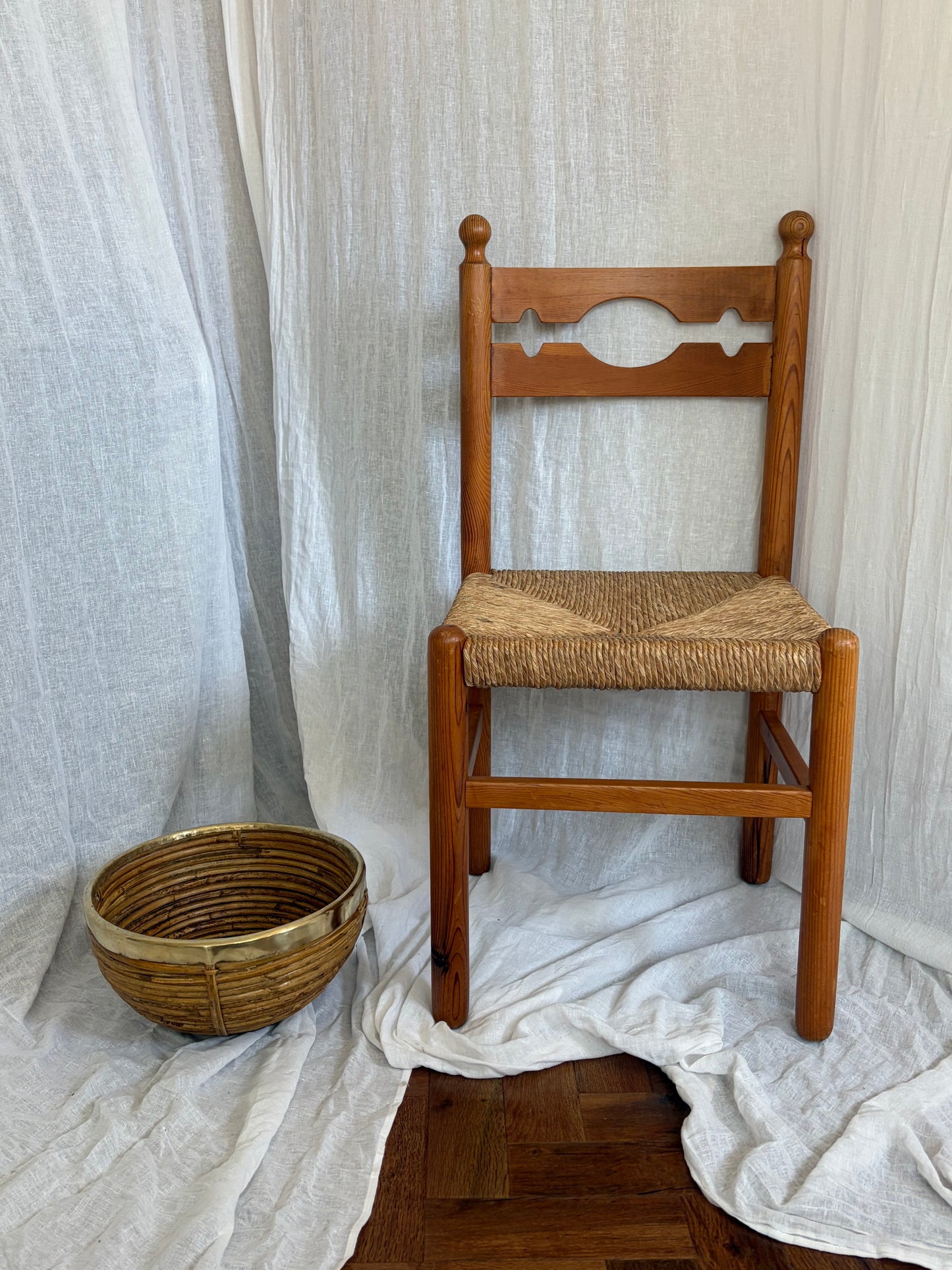 Rare Danish Razor Back Chair
