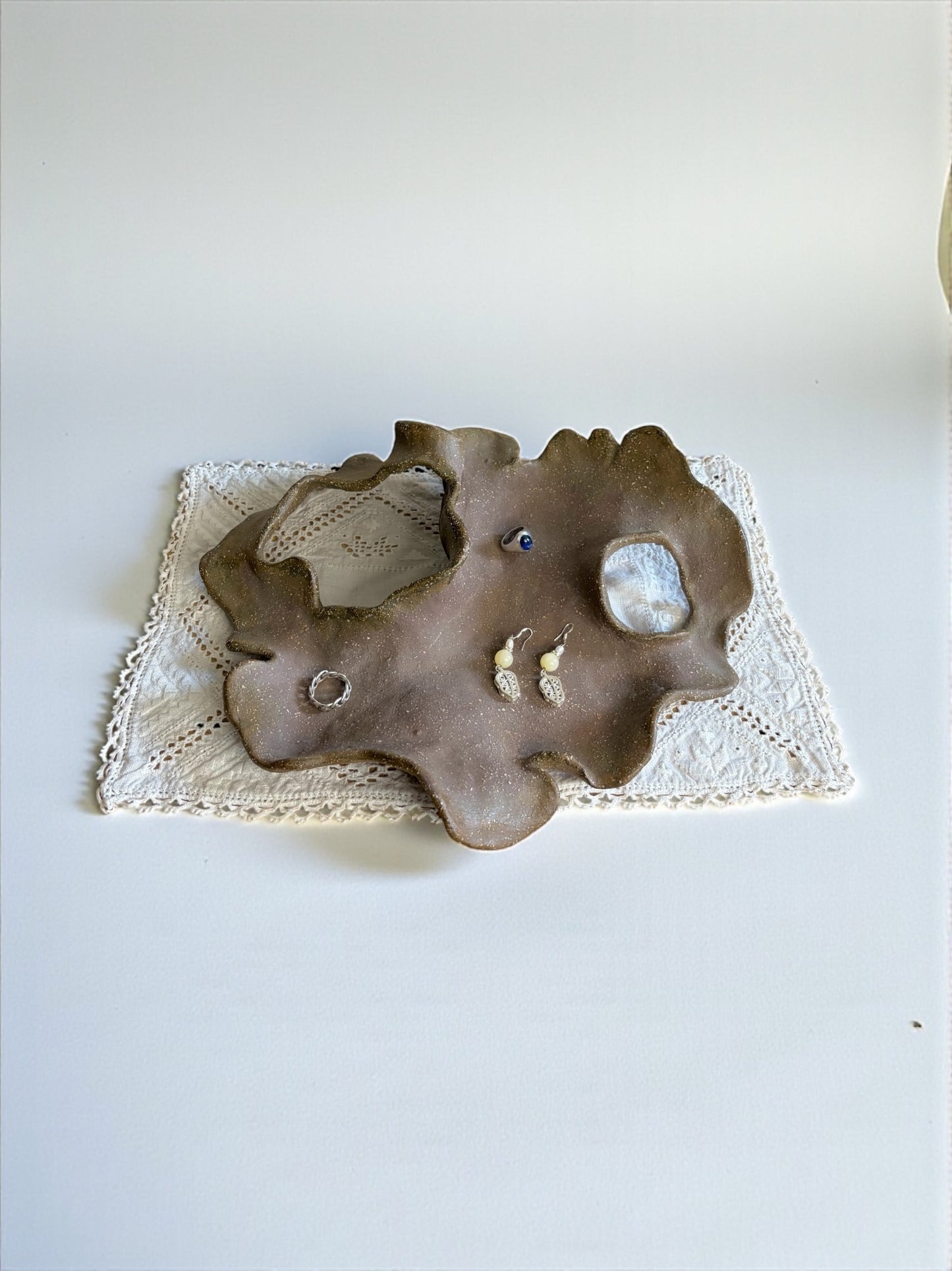 Biomorphic Pottery Tray