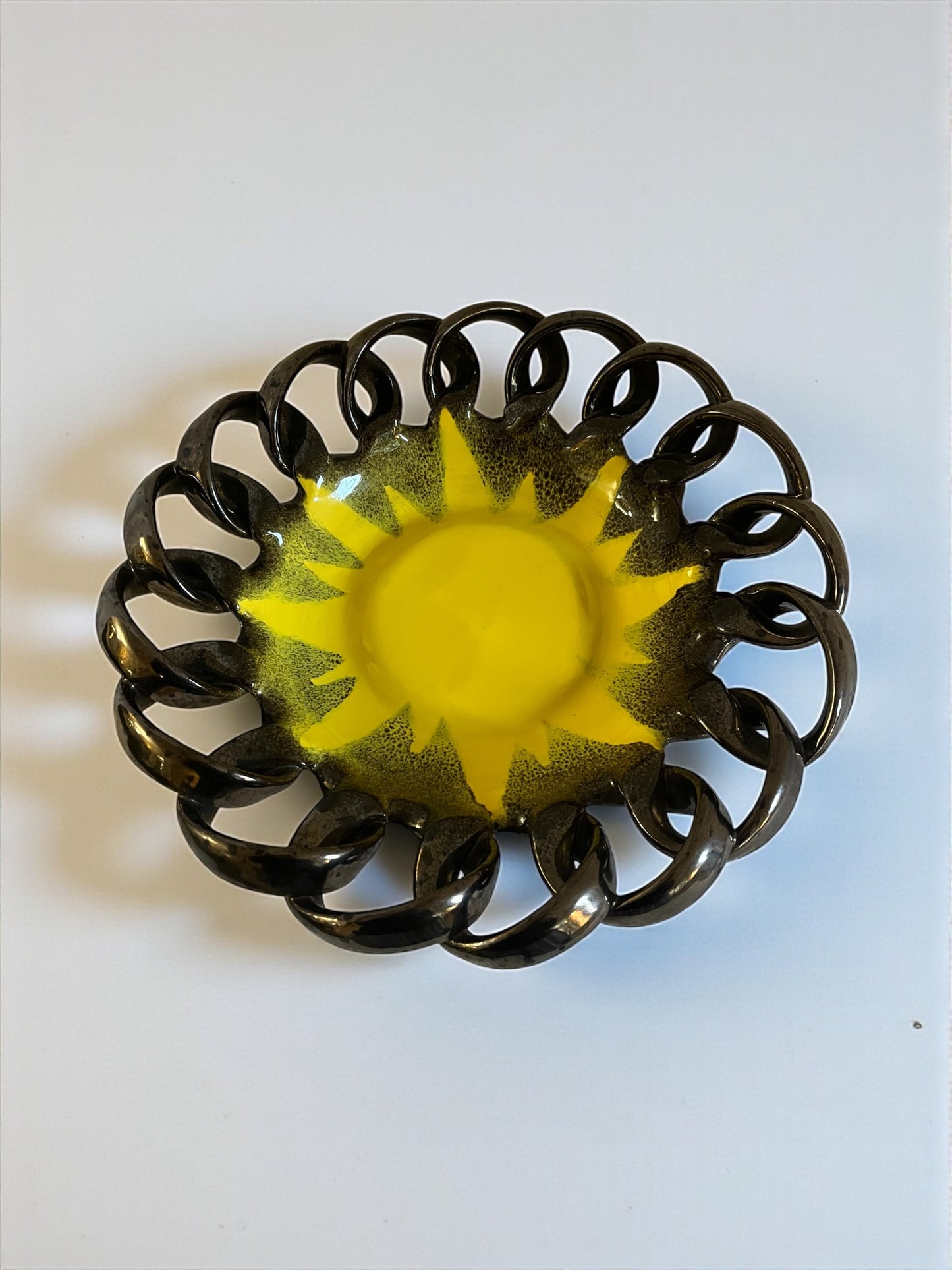 Ceramic Woven Bowl by Vallauris
