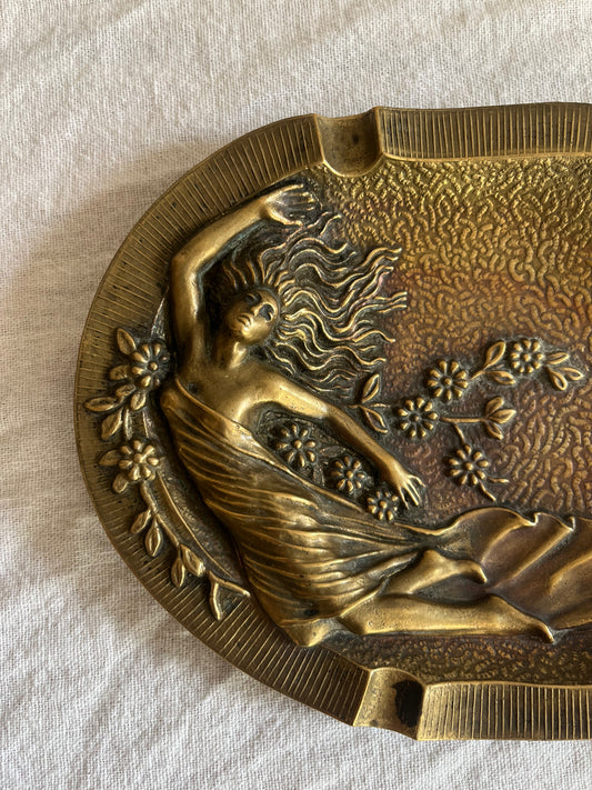 Art Nouveau Bronze Tray