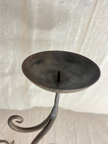 Curly Iron Candle Holders
