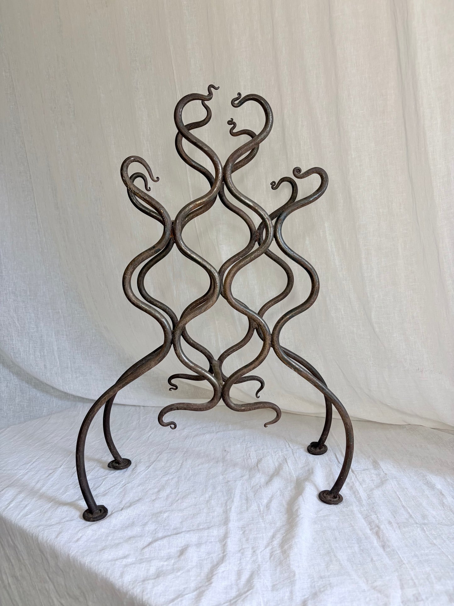 Small Forged Wine Rack