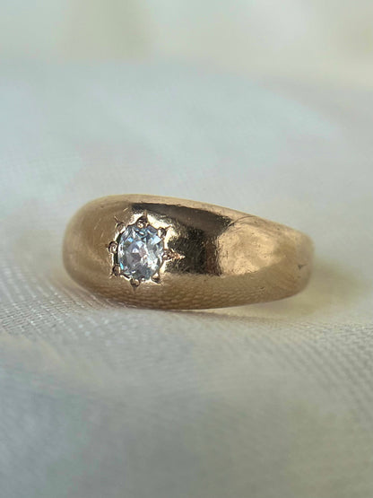 Star Set Diamond Gypsy Ring